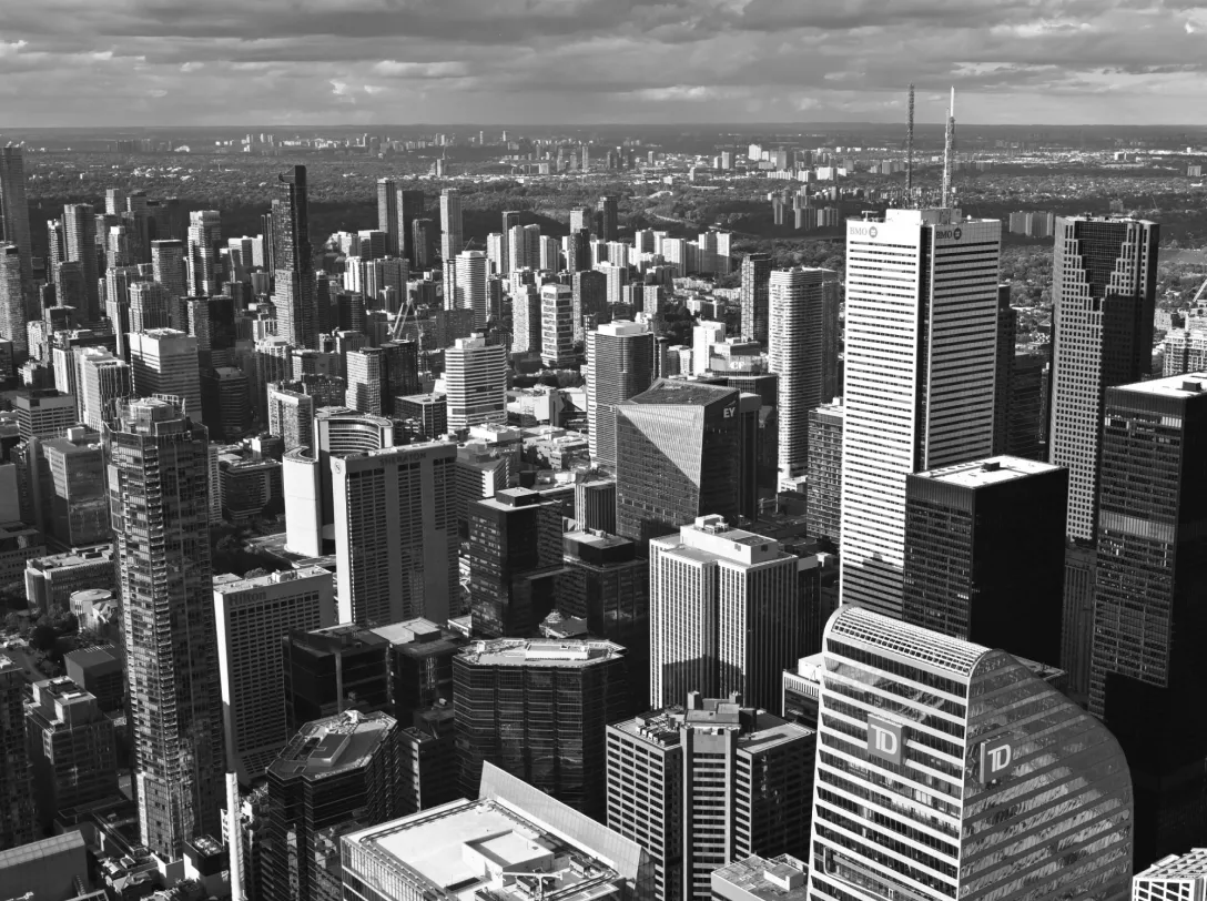 Toronto city skyline