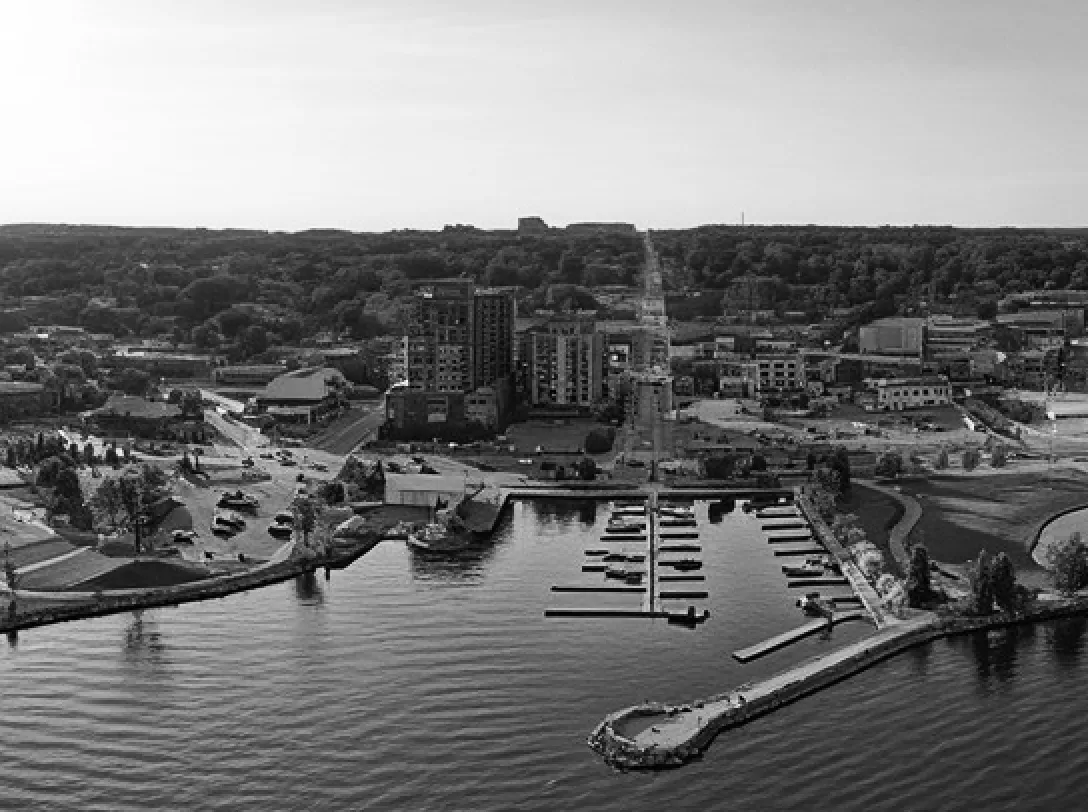 Barrie waterfront and marina